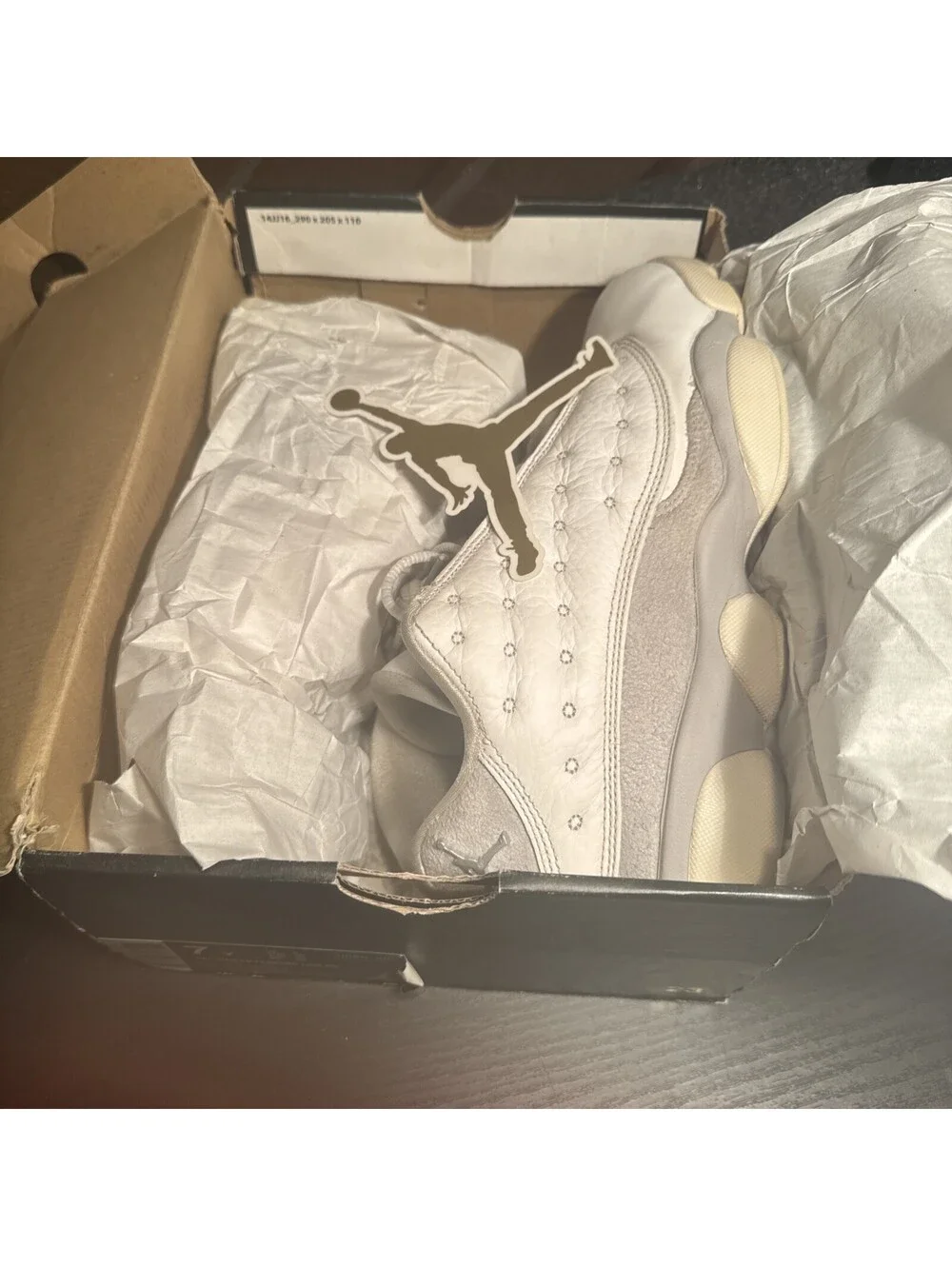 Air Jordan 13 BG Pure Money 310811-100 ~ White ~ Size 7Y